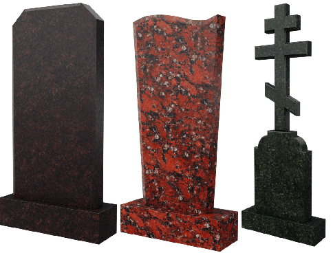 Разновидности памятников на могилу