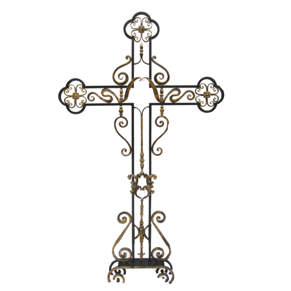 Декоративный элемент - Крест кованый
