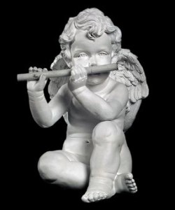 Скульптура - Ангел с дудкой, арт. 003