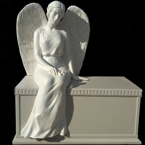 Скульптура - Ангел на тумбе, арт. 050