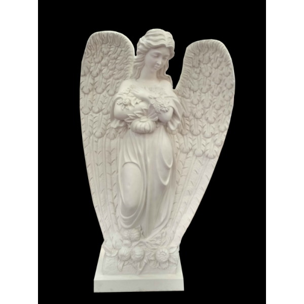 Скульптура - Ангел с цветами, арт. 062